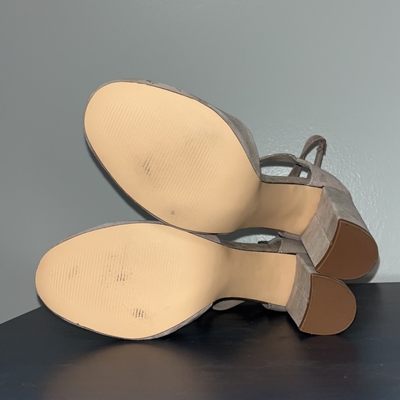 Bleecker & Bond, Taupe Pumps, Crisscross Ankle Straps, Size 6.5, New With Tags - Picture 5 of 10